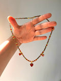 Collier petites fraises